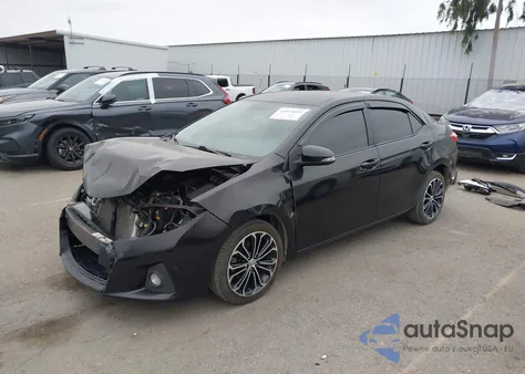 2015 Toyota Corolla S Plus из США, поврежденный, VIN 5YFBURHE4FP337657